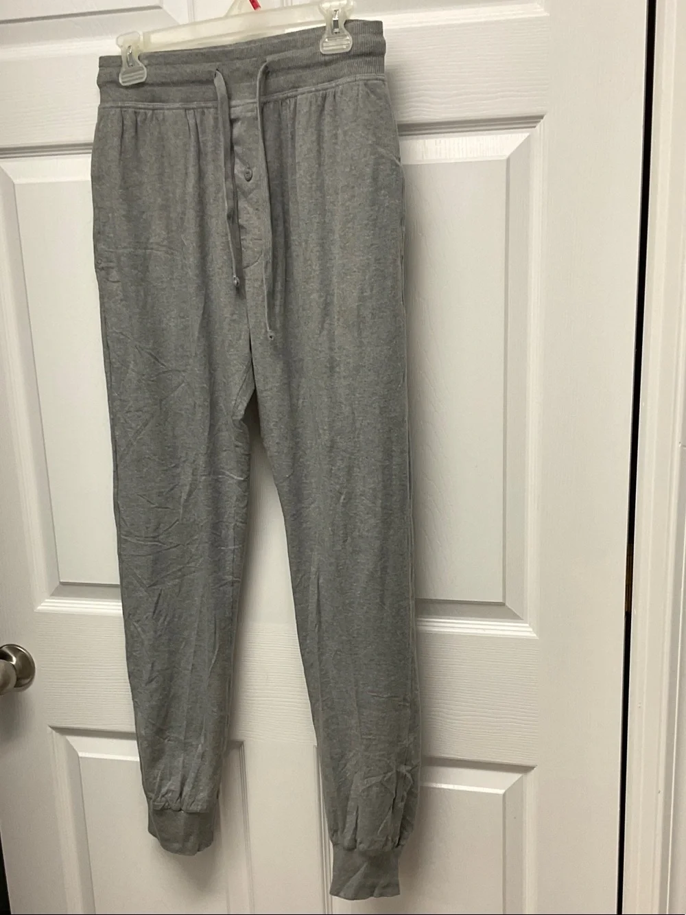Hanes Men's Gray Drawstring Jogger Sweatpants